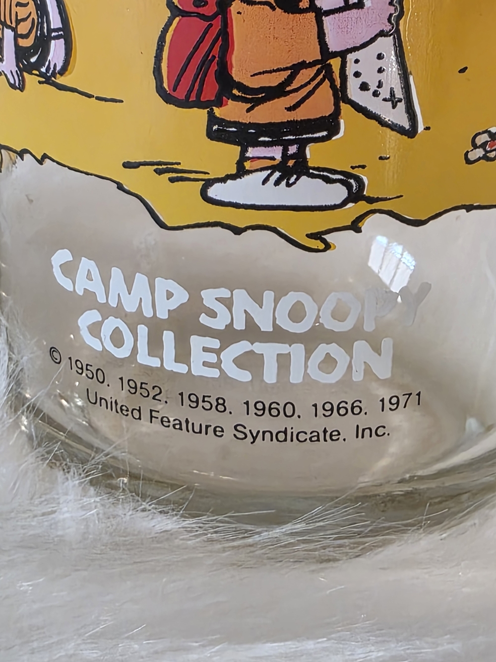 Snoopy Peanuts Tall Glass - McDonalds Vintage - Picture 5 of 11
